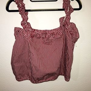 Charlotte Russe Plaid Shirt (Large)